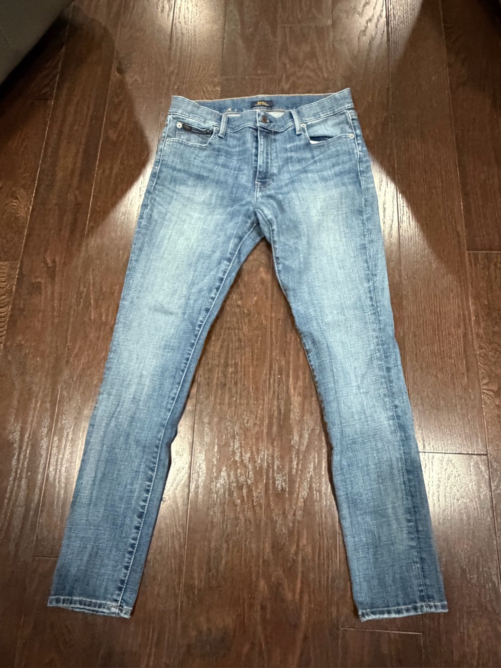 Polo Ralph Lauren Women Jeans Blue The Tompkins Mid Rise Skinny Size 30